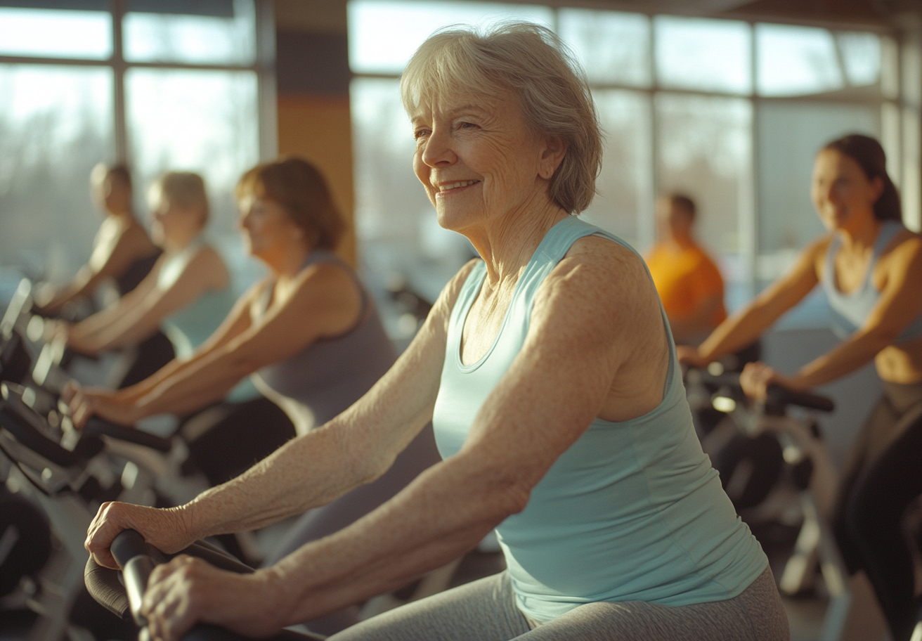 Щастливи възрастни хора